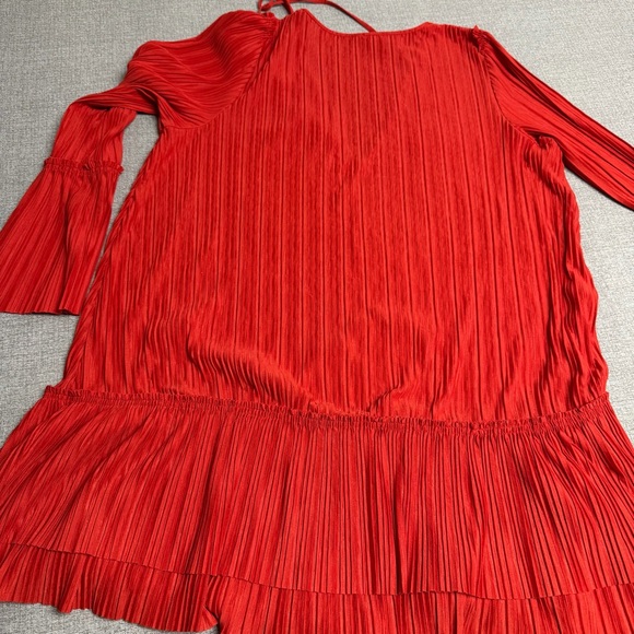 Free People "Can't Help It" Pleated Mini Dress - Picture 6 of 9